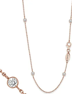 Engelsrufer Damen Moonlight Kette 925er-Sterlingsilber Weiße Zirkonia