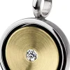 Ernstes Design Anhänger AN850 Edelstahl Gelbgold 585 Brillant 0,02 ct. Diamant