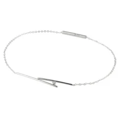 Ernstes Design Damen Armband mit Diamant 17cm Silber A592-17