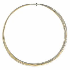 Ernstes Design Damen Drahtseil Halskette DS20-BI-42