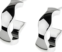 Ernstes Design Damen Evia Ohrringe Creolen Silber E576