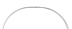 Ernstes Design Damen Halsreif 2-Fach Drahtseil 50cm Silber DS5C-50