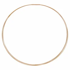 Ernstes Design Damen Halsreif 5-fach Länge 42cm Gold DS5-RG-42