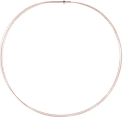 Ernstes Design Damen Halsreif 5-Fach Drahtseil Länge 45cm Rosegold DS5C-RG-45