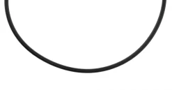 Ernstes Design Damen Kautschukhalsreif 40cm Schwarz KS4C-40