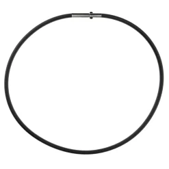 Ernstes Design Damen Kautschukhalsreif 40cm Schwarz KS4C-40