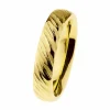 Ernstes Design Damen Ring Evia Breit Größe 55 Gold R537-55