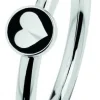 Ernstes Design Damen Statementring mit Herz Größe 55 Silber R477-55