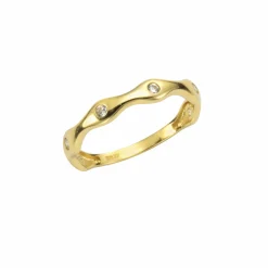 Fascination by Ellen K. 375 Gelbgold mit Zirkonia weiß Ring 41679099494494