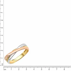 Fascination by Ellen K. Gold 333 dreifarbig Ring 41677359743070