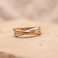 Fascination by Ellen K. Gold 333 dreifarbig Ring 41677359743070