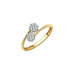 Fascination by Ellen K. Gold 375 mit 14x Zirkonia weiß Ring 41676924846174