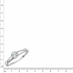 Fascination by Ellen K. Gold 375 mit Zirkonia weiß Ring 41676925894750