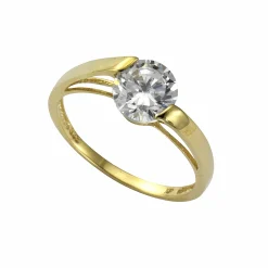 Fascination by Ellen K. Gold 333 mit Zirkonia weiß 8mm Ring 41677358792798