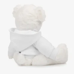 Givenchy Weißer Teddybär für Kinder, 40 cm, Luxus-Plüschtier, Kuscheltier weiß