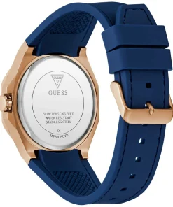 Guess Armbanduhr Herren Emperor GW0850G3 Blau/Roségold