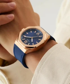 Guess Armbanduhr Herren Emperor GW0850G3 Blau/Roségold