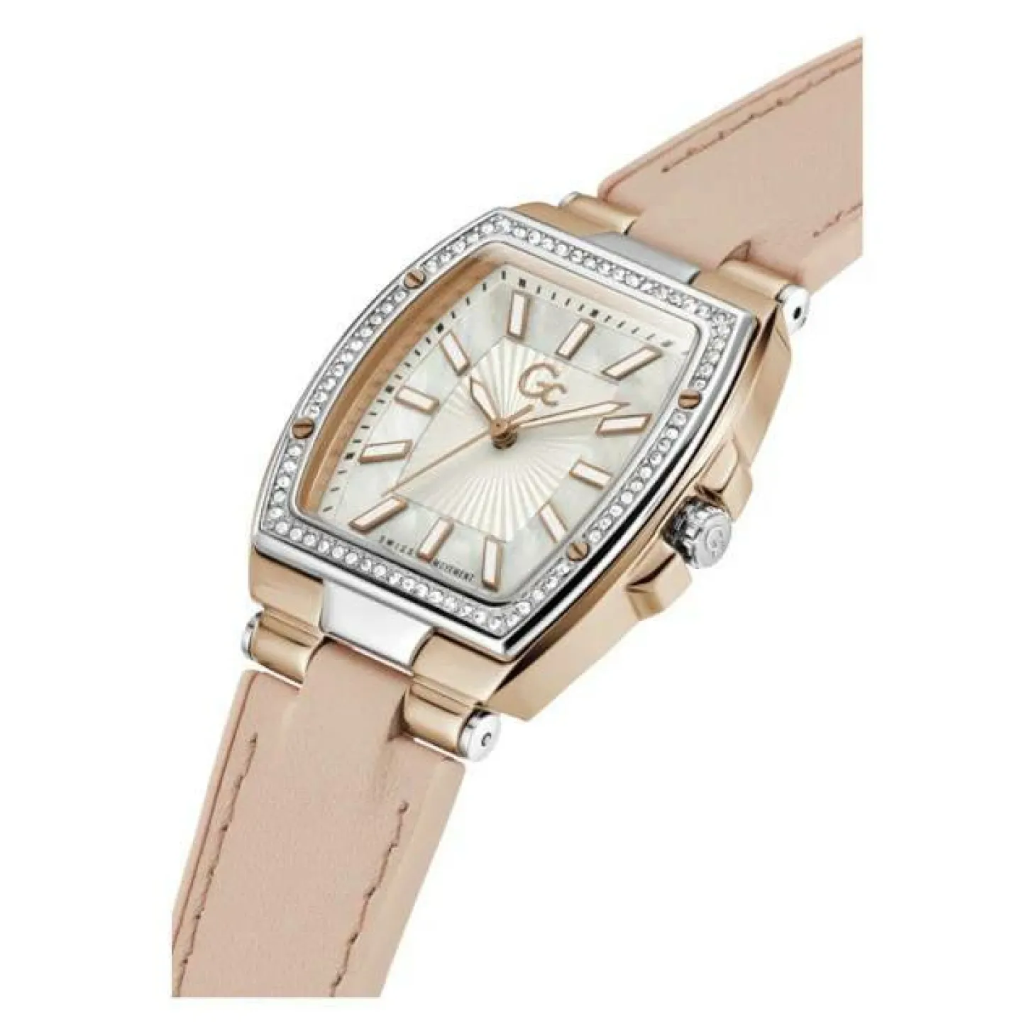 Guess Collection Damen Armbanduhr Couture Tonneau Y90003L1MF