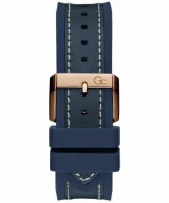 Guess Collection Herren Armbanduhr Gc One Sport Chrono Flexstrap Blau Z14008G7MF