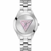 Guess Damen Armbanduhr TRI PLAQUE silber 34 mm GW0675L1