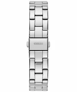 Guess Damen Armbanduhr TRI PLAQUE silber 34 mm GW0675L1