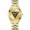 Guess Damen Armbanduhr TRI PLAQUE gold 34 mm GW0675L2
