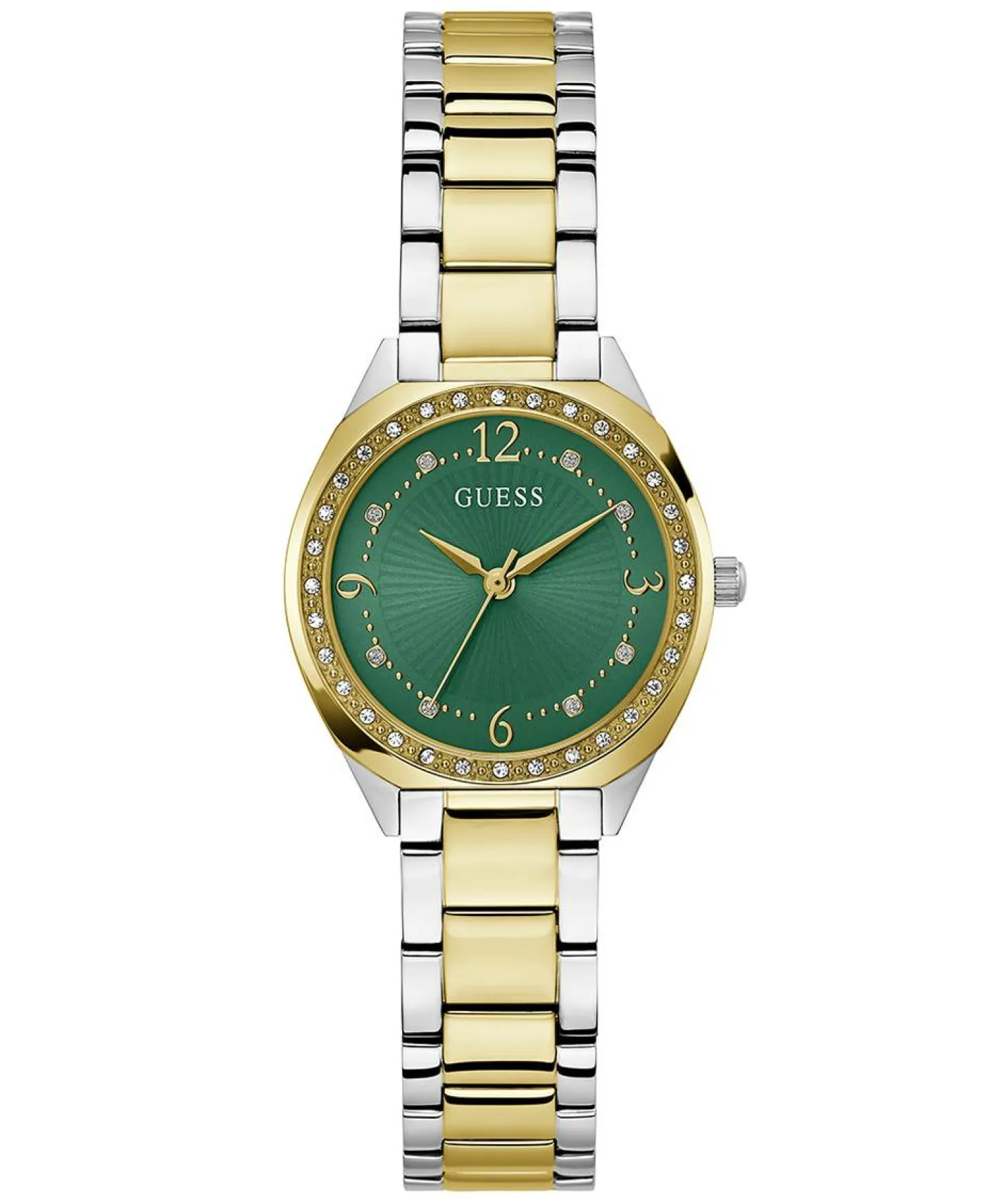 GUESS Damen Analog-Armbanduhr CHARLOTTE GW0767L4 in Zweifarbig