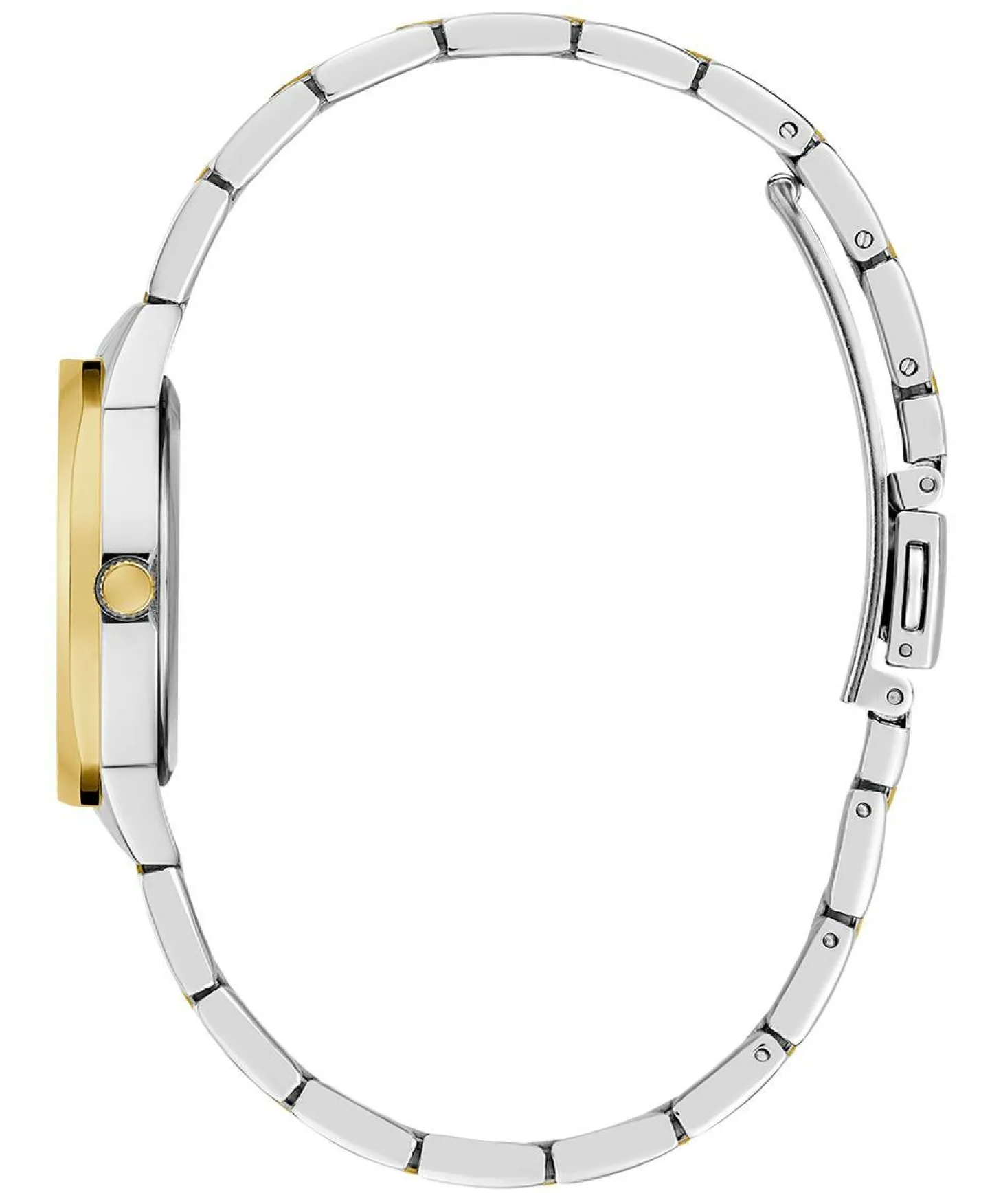 GUESS Damen Analog-Armbanduhr CHARLOTTE GW0767L4 in Zweifarbig