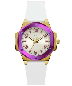 Guess Damen Armbanduhr 38 mm Armband Silikon GW0556L2