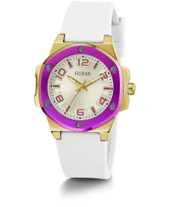 Guess Damen Armbanduhr 38 mm Armband Silikon GW0556L2