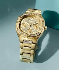 Guess Damen Armbanduhr 40 mm Armband Edelstahl GW0558L2