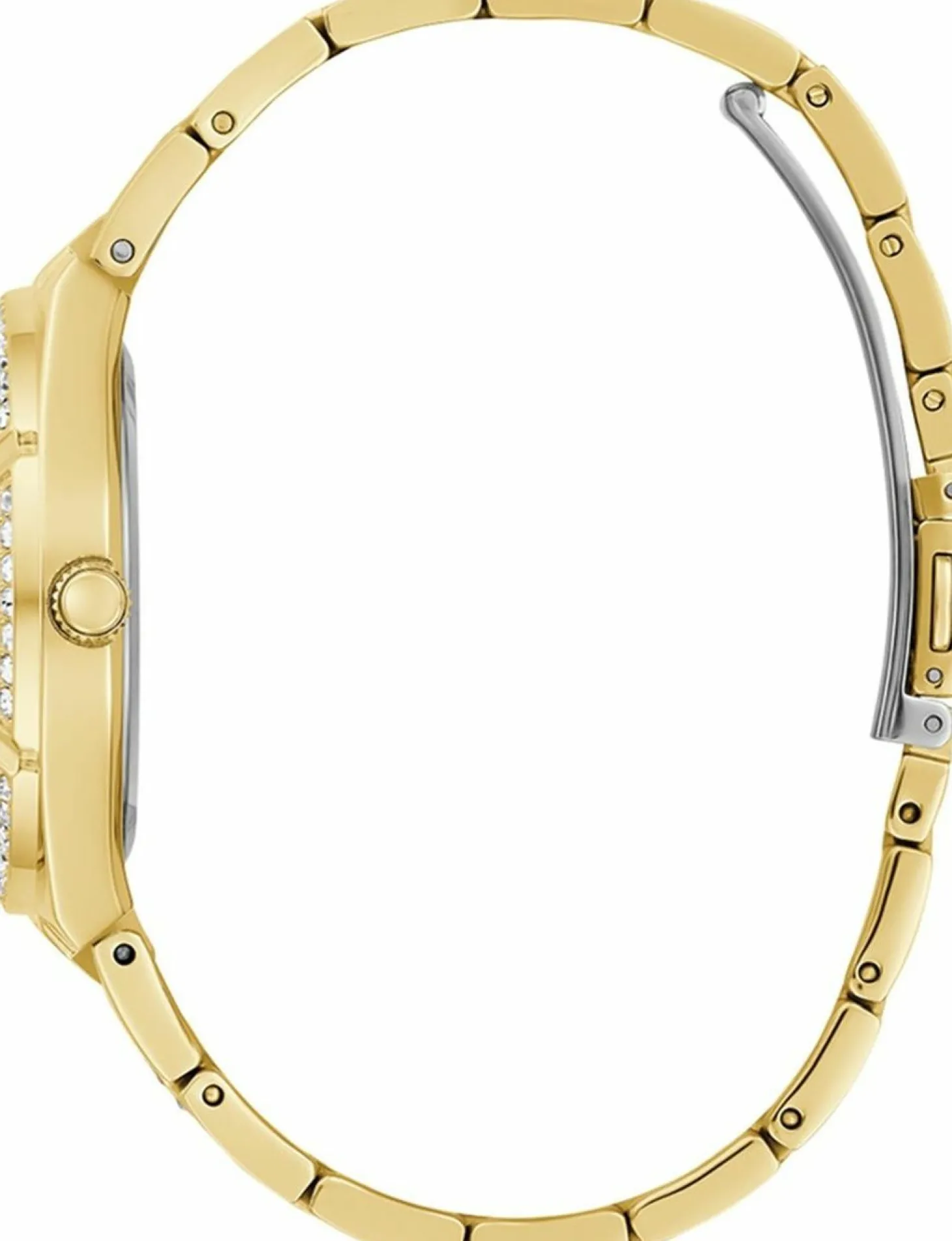 Guess Damen Armbanduhr Allara Multifunktion skeleton Gold GW0604L2
