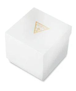 GUESS Damen Armbanduhr CHARMED in Weiß & Roségold-Ton GW0684L4