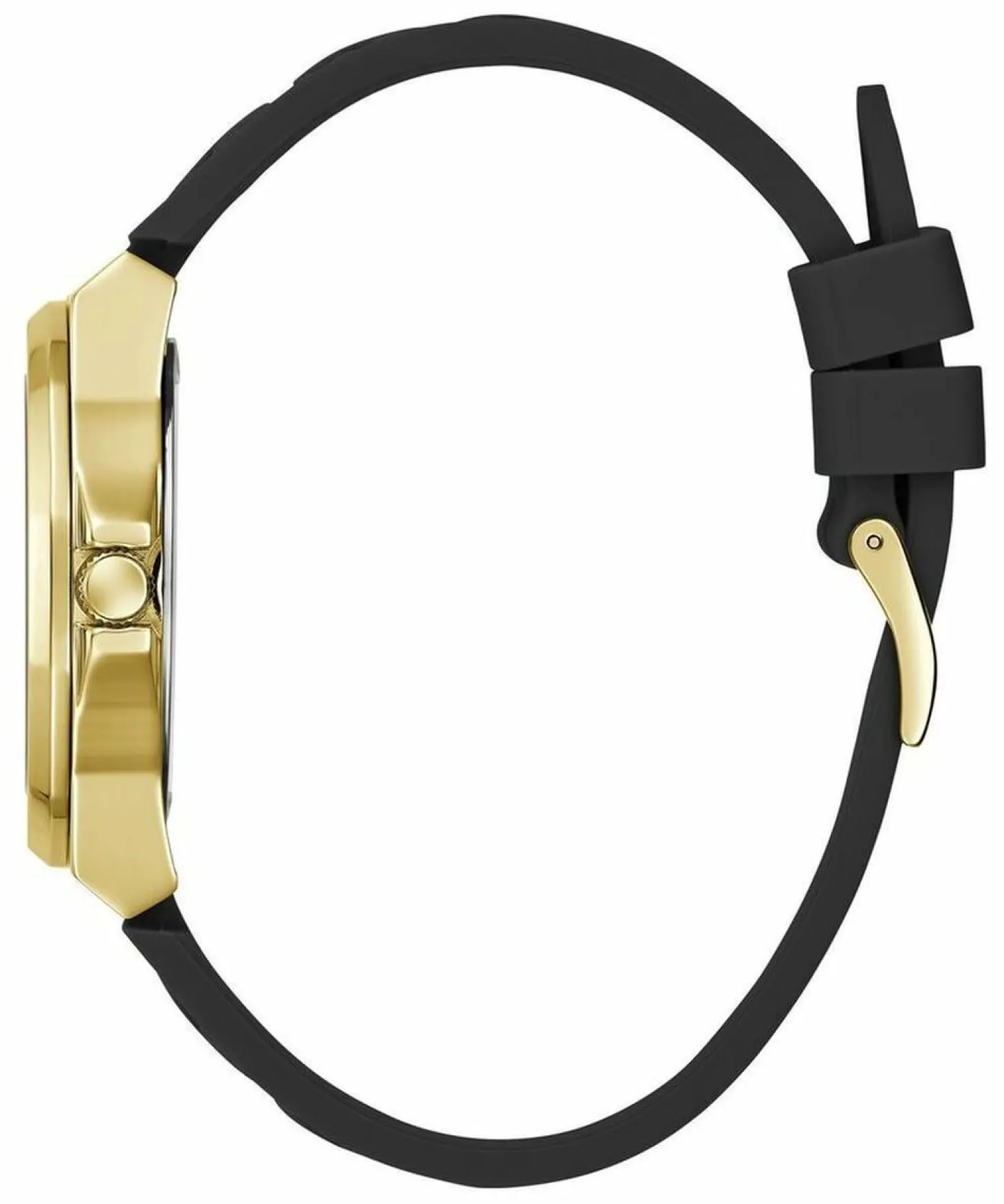 Guess Damen Armbanduhr Corset schwarz, gold 38 mm GW0599L2