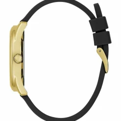 Guess Damen Armbanduhr Cubed schwarz, gold 40 mm GW0665L1