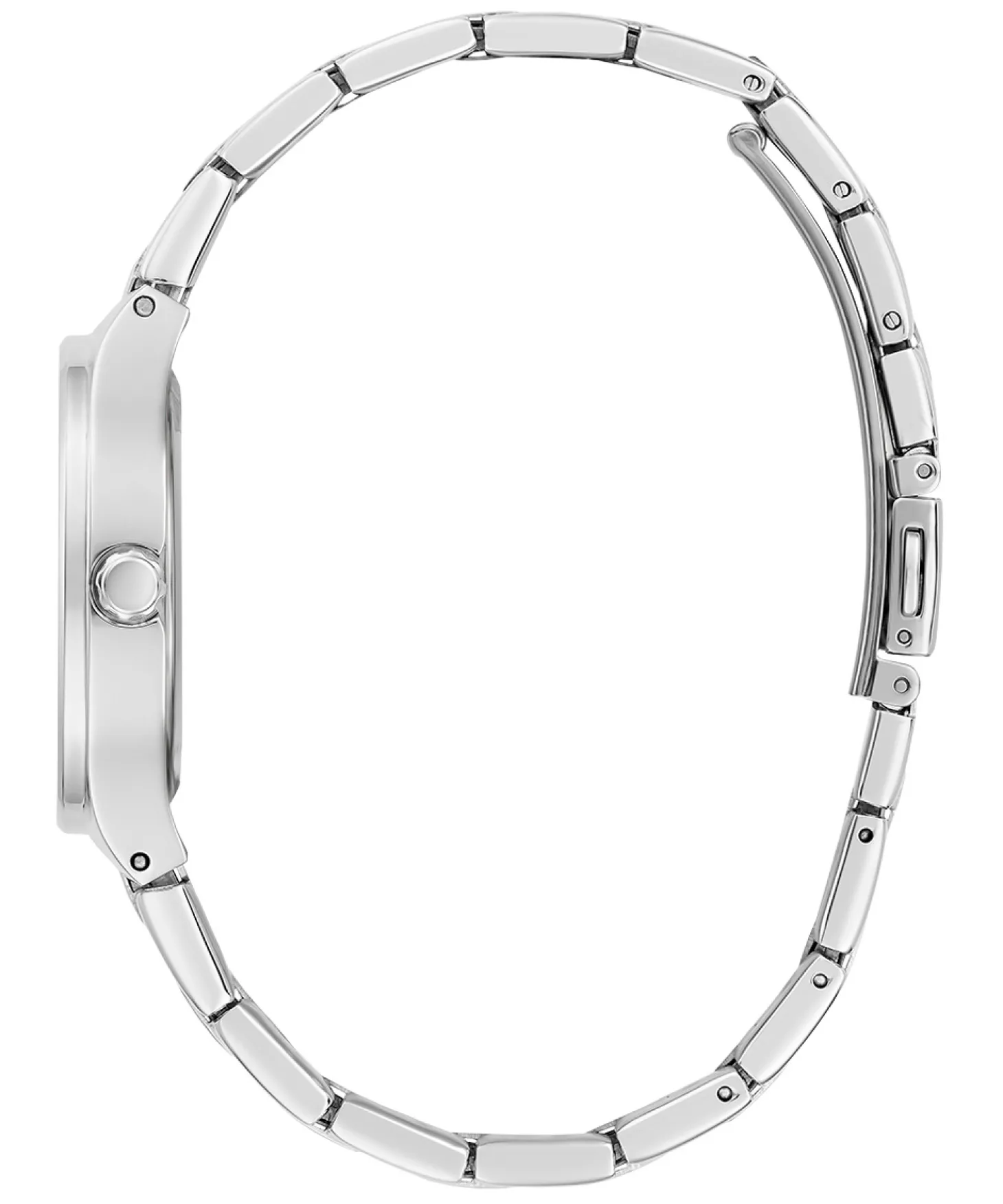 Guess Damen Armbanduhr Eve silber, schwarz 32 mm GW0615L1