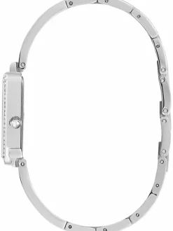 Guess Damen Armbanduhr Fame Triangle silber 34 mm GW0644L1