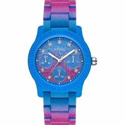 Guess Damen Armbanduhr Funfetti 37 mm Schimmernder Effekt Armband Edelstahl W0944L2