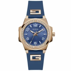 Guess Damen Armbanduhr G HYPE GW0617L3 Blau/Roségold