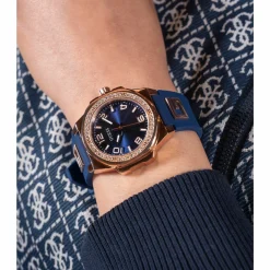 Guess Damen Armbanduhr G HYPE GW0617L3 Blau/Roségold