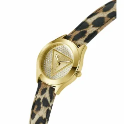 Guess Damen Armbanduhr GLITZ PLAQUE gold GW0745L2
