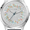 Guess Damen Armbanduhr GLAMOUR Edelstahl Armband GW0299L1