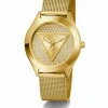 Guess Damen Armbanduhr gold GT GLITZ PLAQUE GW0835L2