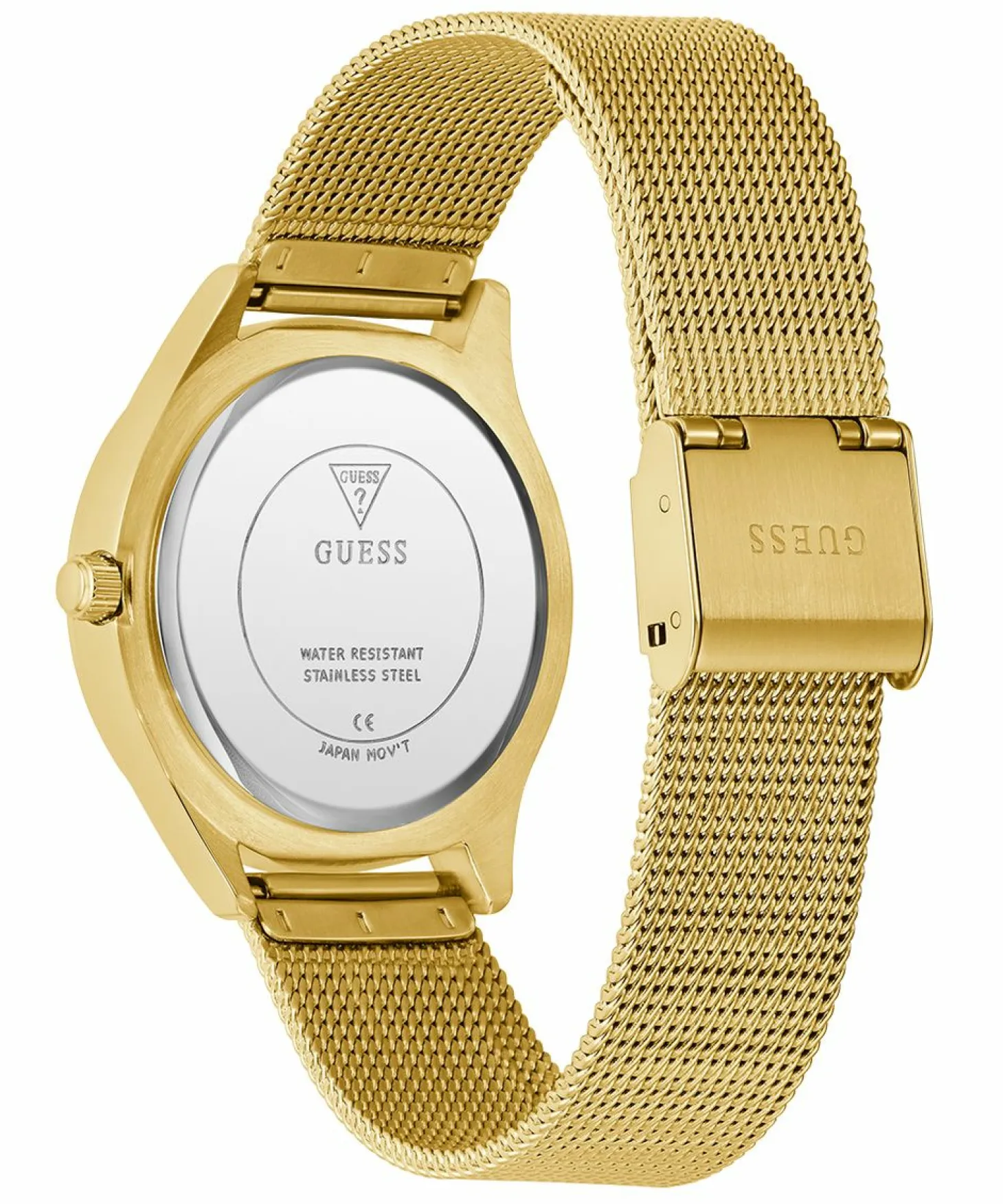 Guess Damen Armbanduhr gold GT GLITZ PLAQUE GW0835L2