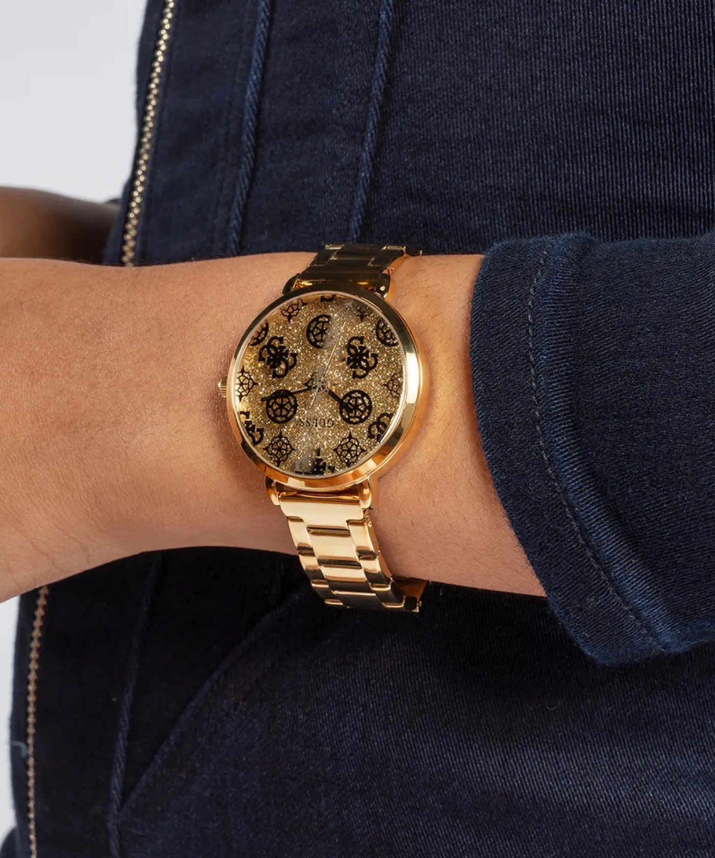 Guess Damen Armbanduhr Gold Sugarplum GW0670L2