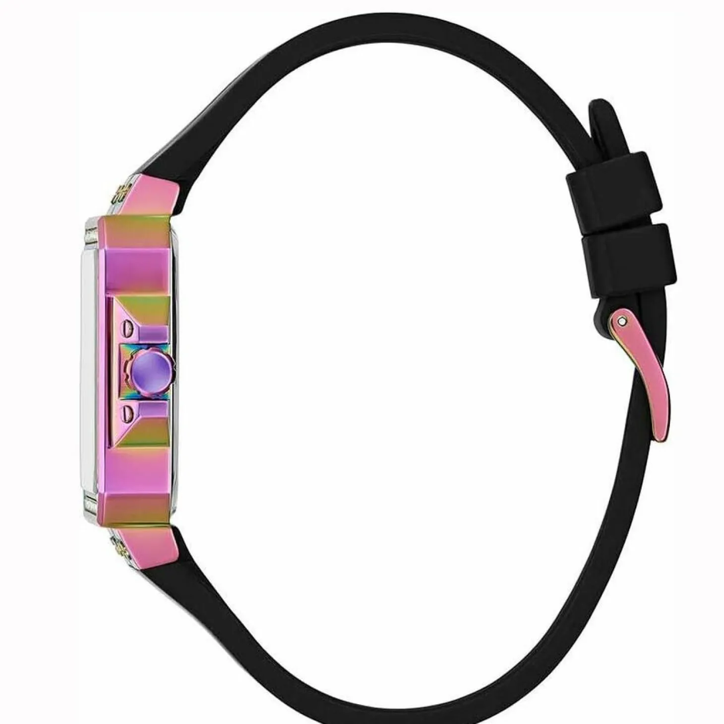 Guess Damen Armbanduhr Libra Multifunktion schwarz, mehrfarbig 34 mm GW0618L3