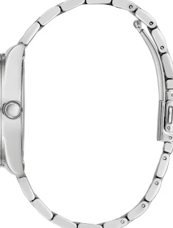 Guess Damen Armbanduhr Luna, Day/Date silber 36 mm GW0308L1