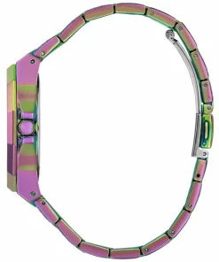 Guess Damen Armbanduhr Misfit, schwarz, pink 38 mm GW0597L2