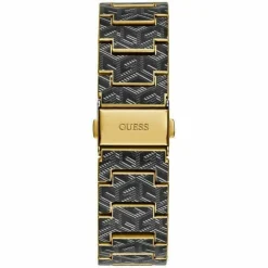 Guess Damen Armbanduhr Misfit, schwarz, gold 38 mm GW0597L1