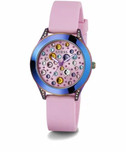 Guess Damen Armbanduhr MINI WONDERLUST rosa, blau 34 mm GW0678L3